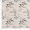 Blue Toile Linen Look Print Upholstery Fabric by The Yard - SKU: Fairbank River